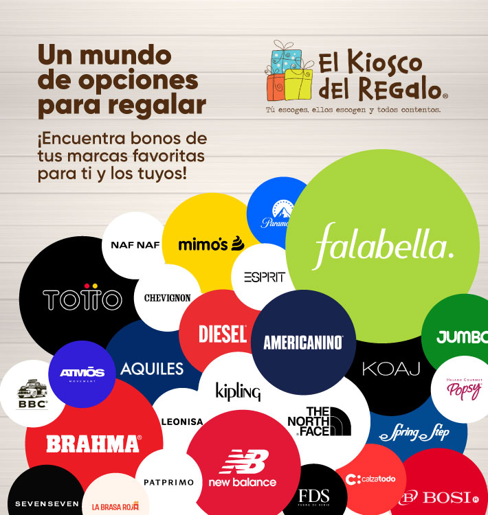 El Kiosko del Regalo: Encuentra bonos de tus marcas favoritas para ti y los tuyos
