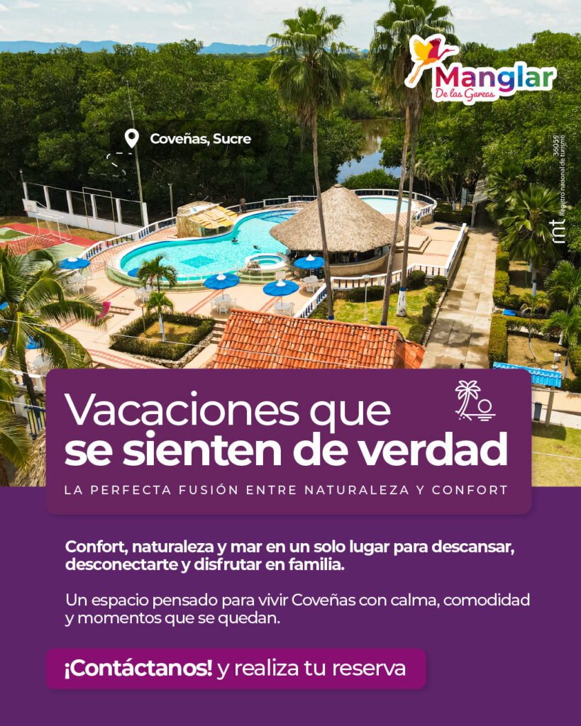 Manglar de las Garzas: vacaciones con naturaleza y confort; contáctanos y realiza tu reserva.